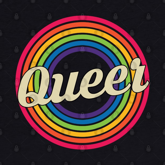 Queer  - Retro Rainbow Style by MaydenArt